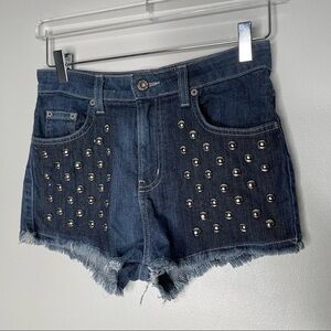 CARMAR DENIM Stud Cut-off Jean Shorts